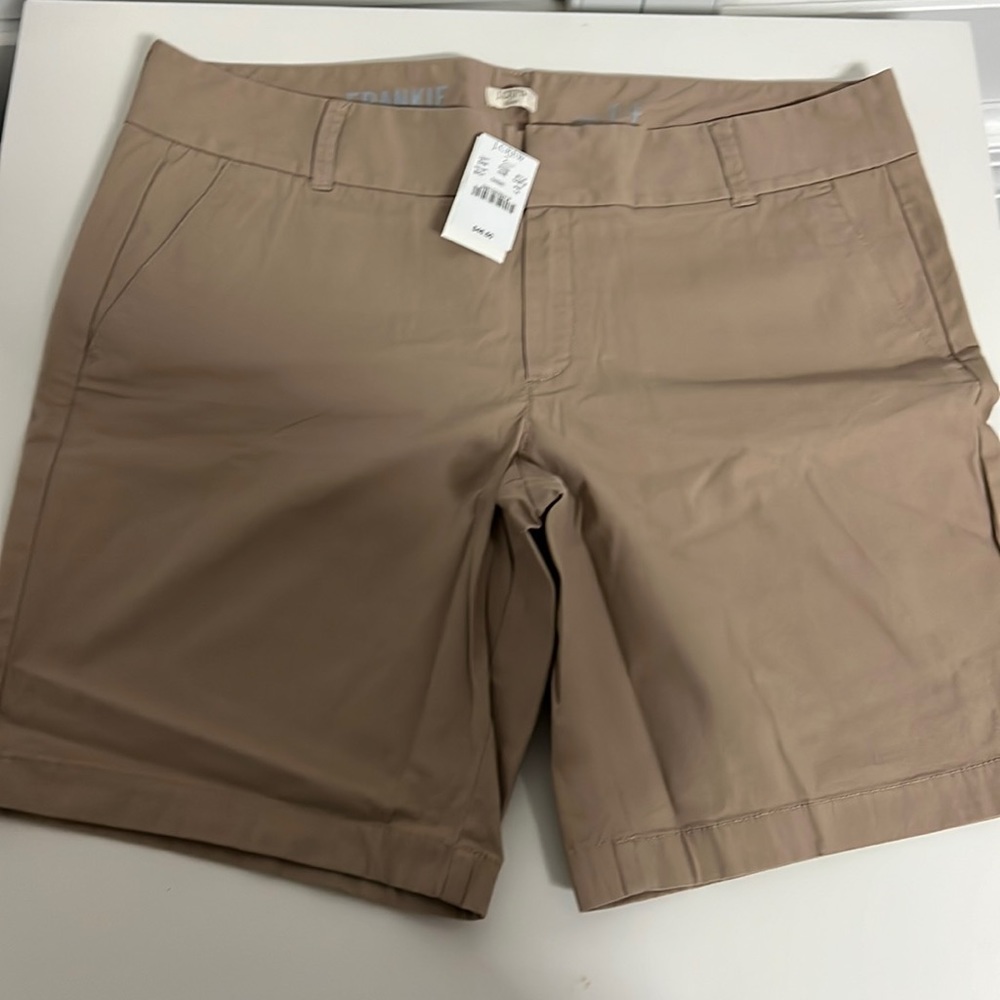 J Crew Frankie Khaki Shorts
